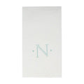 Antique Initial-Robin's Egg Paper Linen Boxed Guest Towels