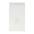 Antique Initial-Robin's Egg Paper Linen Boxed Guest Towels