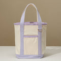 Everywhere-Carry Canvas Tote Bag with Charm Holder