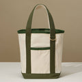Everywhere-Carry Canvas Tote Bag with Charm Holder
