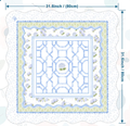 Hamptons Hydrangea Mahjong Mat | The House of Hydrangea Coll