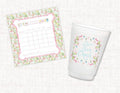 Mahjong Gift Set, Mahjong Scorecard Notepad & Frosted Cups Set