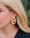 Spencer Earring - Brushed Gold
