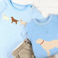 Boys Puppy Romper