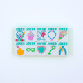 Crystal Confetti Lemon-Lime | Mahjong with a Sprinkle of Color and Joy | 1.25" x 0.9" x 0.7"