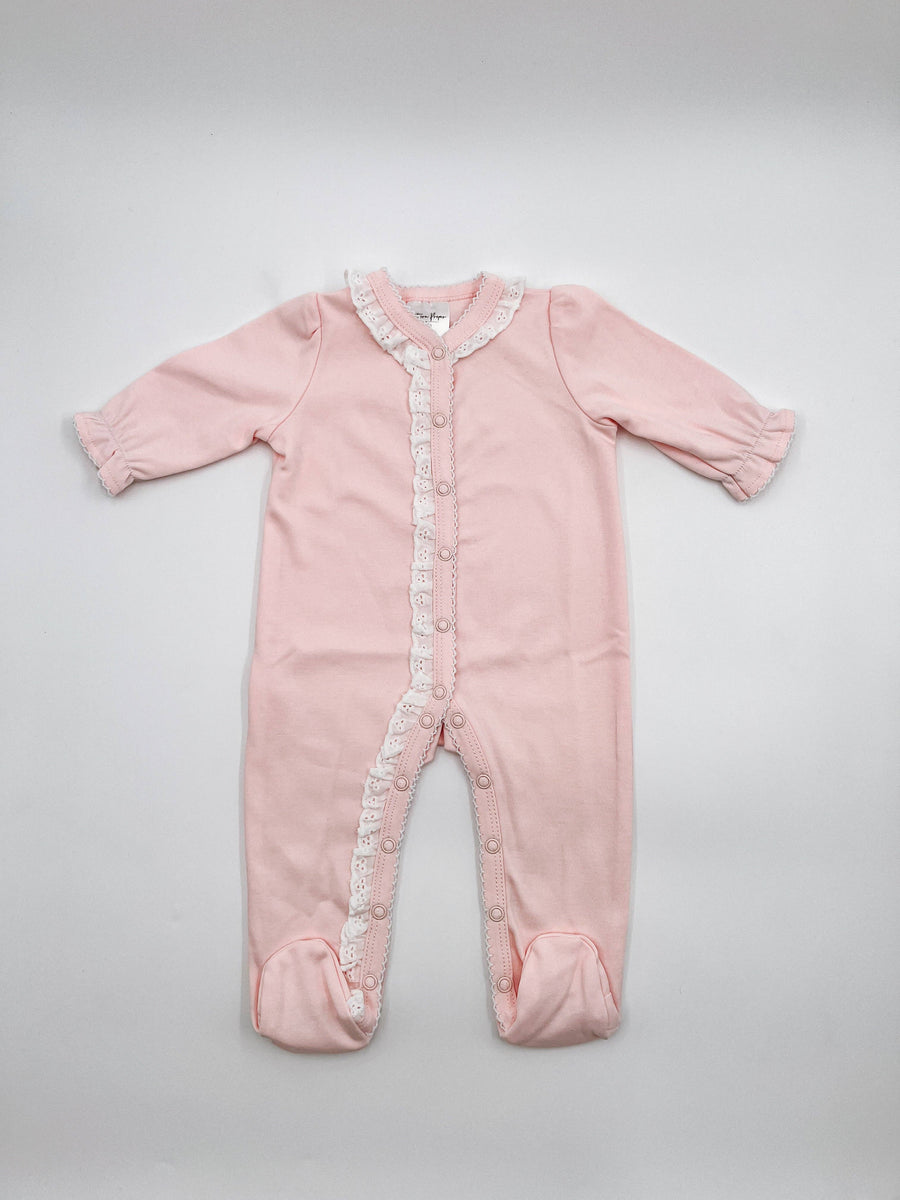 Footies - Lace trim