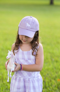 Rainbow Unicorn Bow Baseball Hat