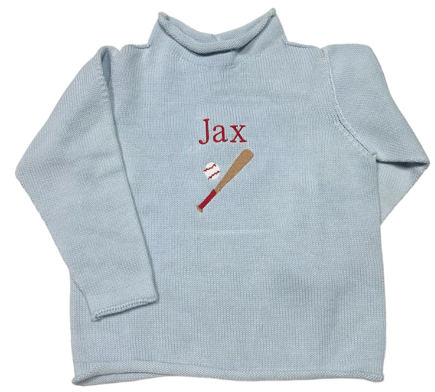 Customized Kids Jersey Rollneck Sweaters