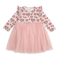 Hanukkah Long Sleeve Tutu Dress - Kids Tutu Dress - Holiday
