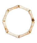 Lucy - Bamboo Acrylic Bracelet - Bone
