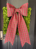 The Yuletide Tartan Bow