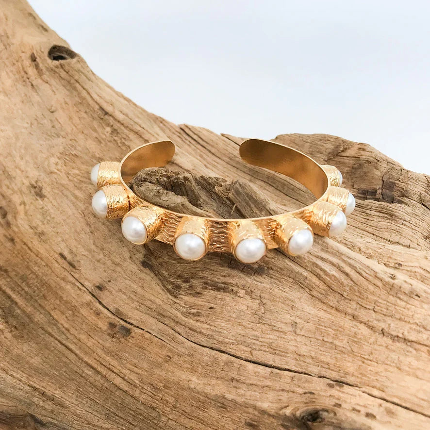 Gemstone Studded Cuff