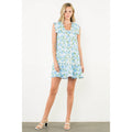 Sleeveless Flower Print Dress