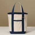 Everywhere-Carry Canvas Tote Bag with Charm Holder