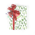 Green Brushstroke Gift Wrapping Paper
