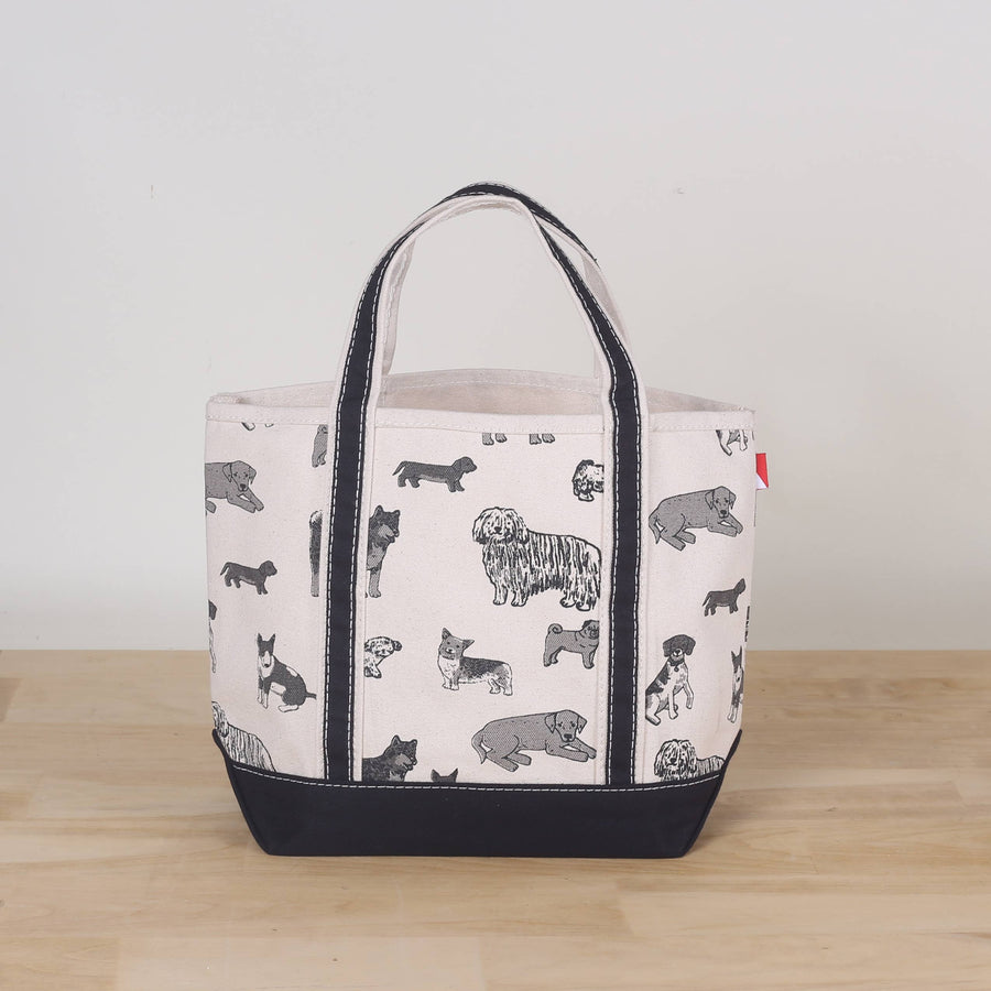Classic ShoreBags Mini Canvas Tote Dog Print
