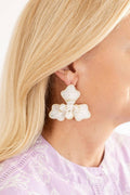 Kaia Raffia Flower Earring
