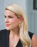 Spencer Earring - Brushed Gold