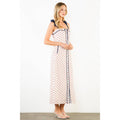 Polkadot Dress With Shoulder Strap Tie