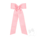 Wee Ones Girls Grosgrain Bow With Streamers