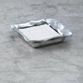 White Classic Hemstitch Linen Blend 6-Inch Napkin Coaster