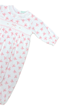 Day gown Pink bows print 100% Pima Cotton