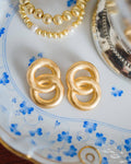 Spencer Earring - Brushed Gold
