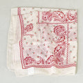 Cherry & Paisley Floral Bandana Head Wrap Square Scarf