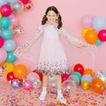Pink Confetti Cape