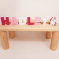 Personalized Puzzle Name Bench
