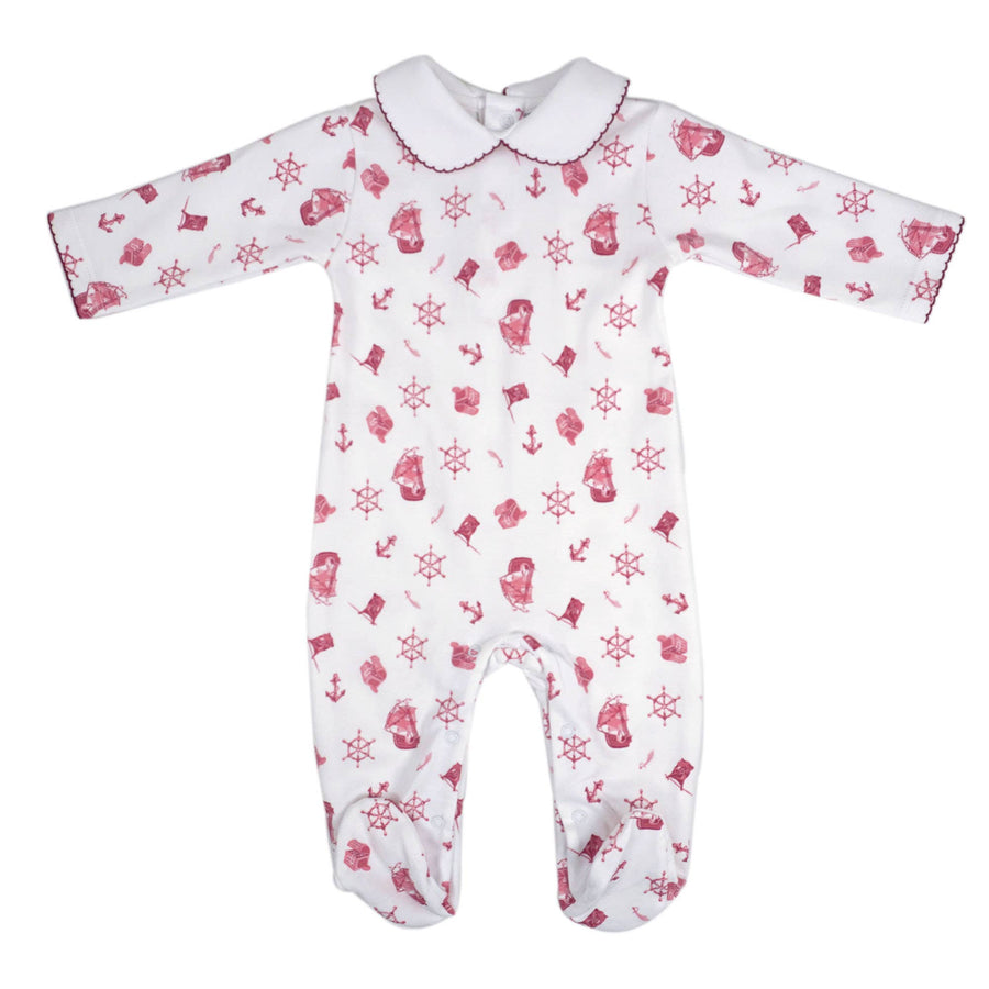 Pirates Pima Cotton Footie Pajamas