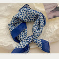 Pastoral Indigo Floral Bandana Square scarf