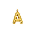 Puffy Gold Letter Pendant