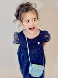 Children's shoulder bag - Louise Blue