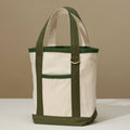 Everywhere-Carry Canvas Tote Bag with Charm Holder