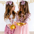 Hanukkah Tulle Bow Headband - Kids Headband - Holiday