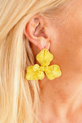 Kaia Raffia Flower Earring