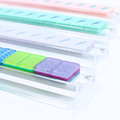 MAHJONG RACKS | Premium Acrylic | 4 Racks + 4 Pushers: Solid Citrus Green / Chartreuse