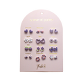 Stainless Steel Earrings - A Year of Purple Poetry