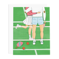 Best Match Pickleball Couple Greeting Card