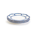 Blue Bamboo Touch Salad / Dessert Plate St of 4