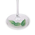 Hydrangea Hand-Painted Stemmed Wine Glass