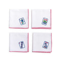 Mahjong Tiles Set of 4 Cloth Cocktail Napkins