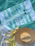 Seafoam Outdoor/Travel Backgammon Set