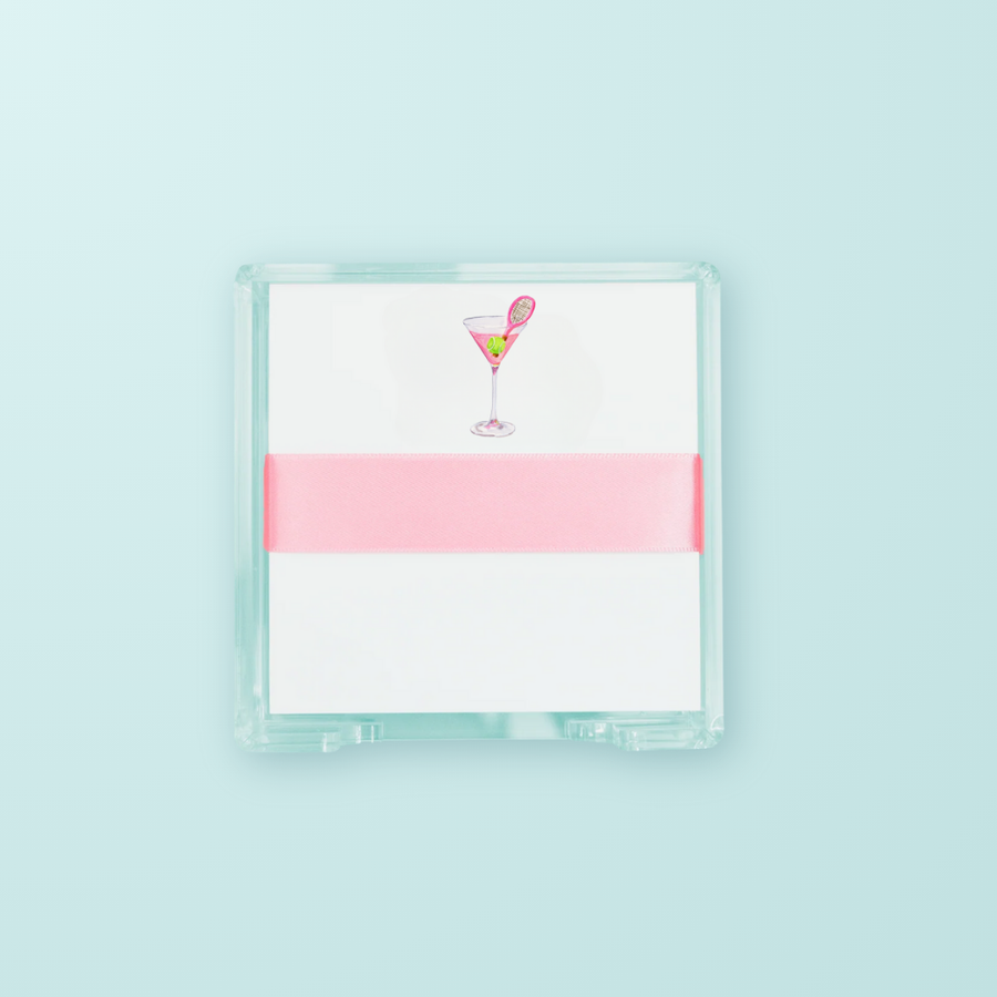 Tennis Martini Desk Set