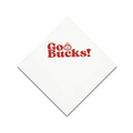 Ohio State White 3 ply Napkins Set of 25