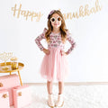 Hanukkah Tulle Bow Headband - Kids Headband - Holiday