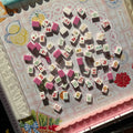 Farmers Market Mahjong Mat | Double-Sided American Mahjong Mat