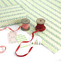 Green Stripe Gift Wrapping Paper | Green Gift Wrap