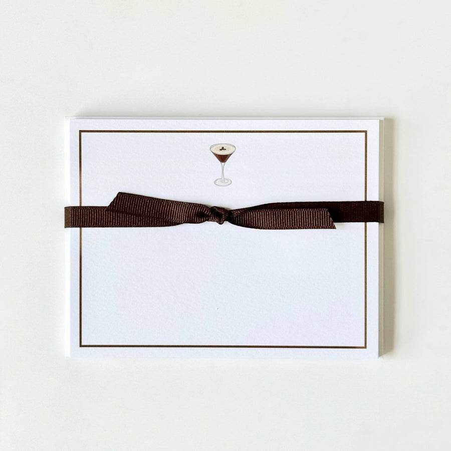 Espresso Martini - Flat Note Cards